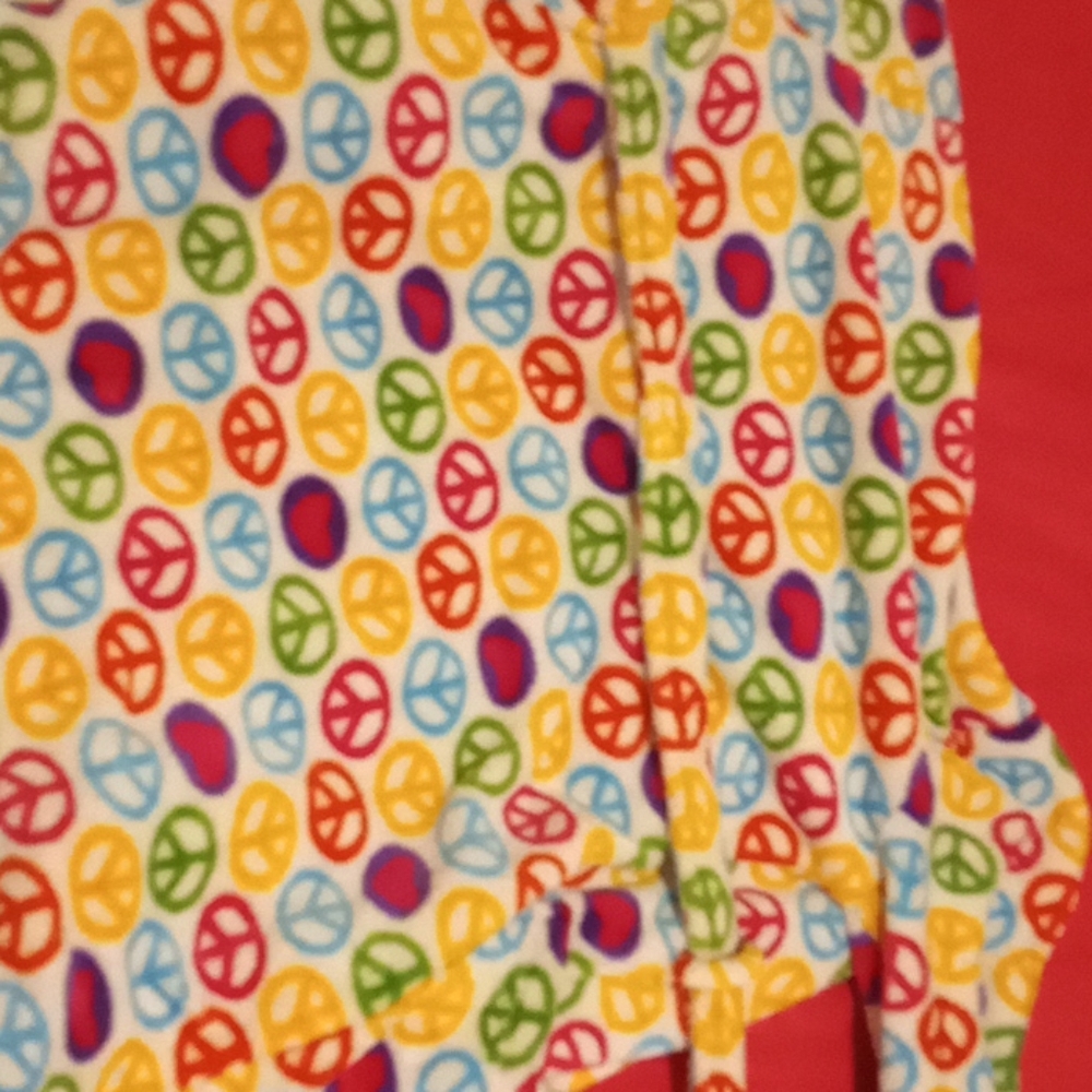 A peace sigh robe
